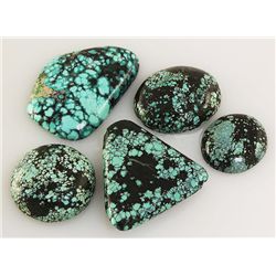 Natural Turquoise 108.58ctw Loose Small Gemstone Lot of