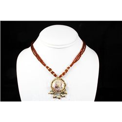 13.70GRAM INDIAN HANDMADE LAKH FASHION NECKLACE