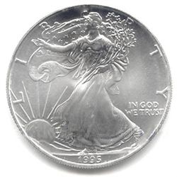 Uncirculated Silver Eagle 1995