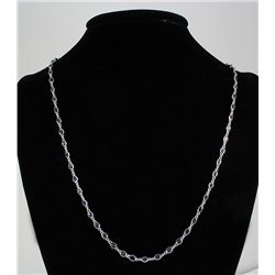 Natural Sapphire 22.75CT SwarovskiDesignSilverNecklace