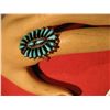 Image 2 : STERLING SILVER .925 TURQUOISE RING ( REPAIR NEEDED)