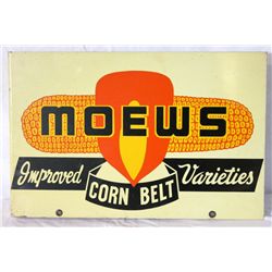 Moews Corn Belt Double-sided Flanged Sign