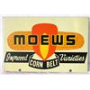 Image 1 : Moews Corn Belt Double-sided Flanged Sign
