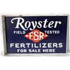 Image 2 : Royster Fertilizers Double-sided Porcelain Sign