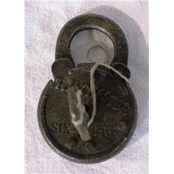 Winchester 6 Lever Padlock & Key