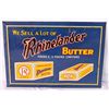 Image 1 : Rhinelander Butter Single-sided Tin Sign
