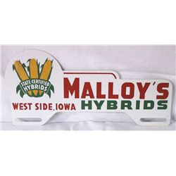 Malloy's Hybrids License Plate Topper