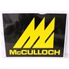 Image 1 : McCulloch Chainsaw Tin Single-sided Sign