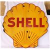 Image 2 : Shell Gas Die Cut Double-sided Porcelain Sign