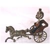 Image 3 : Cast Iron Horse Drawn Wagon w/ Nodder Driver