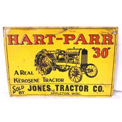 Hart-Parr Tractor Single-sided Tin Sign