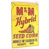 Image 1 : M&M Hybrid Seed Corn Single-sided Tin Sign