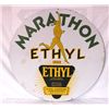Image 1 : Marathon Ethyl Double-sided Porcelain Sign
