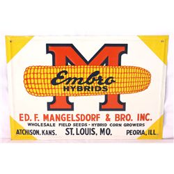 Embro Hybrids Single-sided Tin Sign