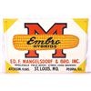 Image 1 : Embro Hybrids Single-sided Tin Sign