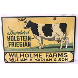 Purebred Holstein-Friesan Tin Sign