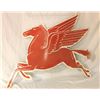 Image 1 : Mobil Pegasus Single Sided Porcelain Die Cut Sign