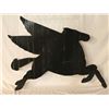 Image 2 : Mobil Pegasus Single Sided Porcelain Die Cut Sign