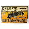 Image 1 : Blue Ribbon Polishes Single-sided Tin Sign