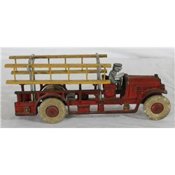 Cast Iron Fire Truck