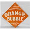 Image 1 : Orange Bubble Double-sided Cardboard Sign