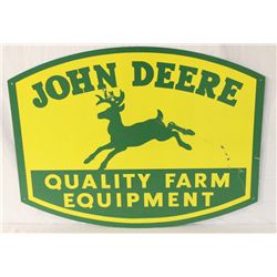John Deere Quality Farm Equipment Tin Sign