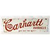 Image 1 : Carhartt Overalls Porcelain Single-sided Sign