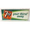 Image 1 : 7-Up Single-sided Tin Embossed Sign
