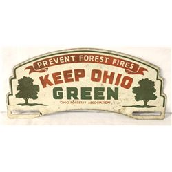 OH Forest Fire Prevention License Plate Topper
