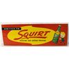 Image 1 : Squirt Soda Single-sided Tin Embossed Sign