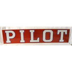 Pilot Single-sided Tin Sign