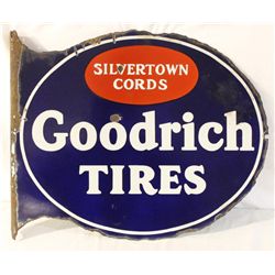 Goodrich Tires Double-sided Flanged Sign