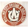 Image 1 : Whaling City Dredge & Dock Corp. Porcelain Sign