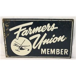 Farmers Union Member Single-sided Sign