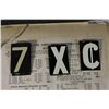 Image 3 : Tin Sign Letter for Gas Pumps