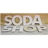 Image 1 : "Soda Shop" Porcelain Letters