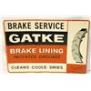 Image 1 : Gatke Brake Service Single-sided Tin Sign