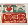 Image 3 : 4 Tomato Can Labels