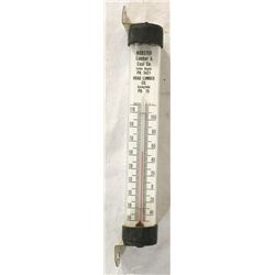 Webster Lumber & Coal Advertising Thermometer