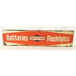 Ray-O-Vac Batteries & Flashlights Tin Sign