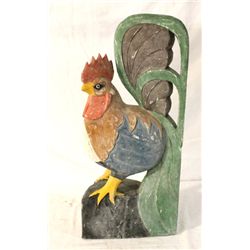 Primitive wood Rooster