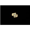 Image 1 : RING:  [1]  14KYG ring set center with 1 radiant cut diamond, 7.05 x 5.65 x 4.1mms = approx. 1.35 ct