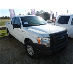 2009 FORD F150XL EXTENDED CAB PICKUP, S/N 1FTRX12V89KC51867, 5.4L V8 GAS, A/T, P/S, A/C, ROLL N LOCK