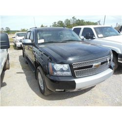2008 CHEVROLET AVALANCHE CREW CAB 4X4, S/N 3GNFK12328G275823, V8 GAS, A/T, P/S, A/C, ODOMETER READIN