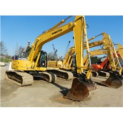 KOMATSU PC228USLC-3 HYDRAULIC EXCAVATOR, S/N 20473 (01 YR) 9'-7" STICK, 48" ESCO BUCKET, THUMB BRACK