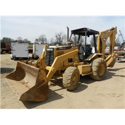CAT 446B 4X4 LOADER BACKHOE, S/N 5BL00925 (95 YR) GP BUCKET, 36" HOE BUCKET, CANOPY, METER READING 5