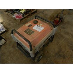 GENERAC XP6500E GENERATOR, GAS ENGINE, METER READING 1,231 HRS
