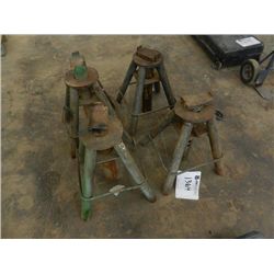 1 LOT (4) HEAVY DUTY JACK STANDS
