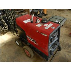 LINCOLN 225 RANGER WELDER, S/N 41110810629, KOHLER GAS ENG, METER READING 348 HRS
