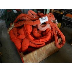 (2) POLYESTER ROUND SLING URS 10X9' & (1) URS 10X12', 40,000# CAPACITY